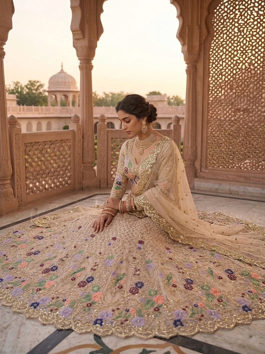 designer lehenga set  