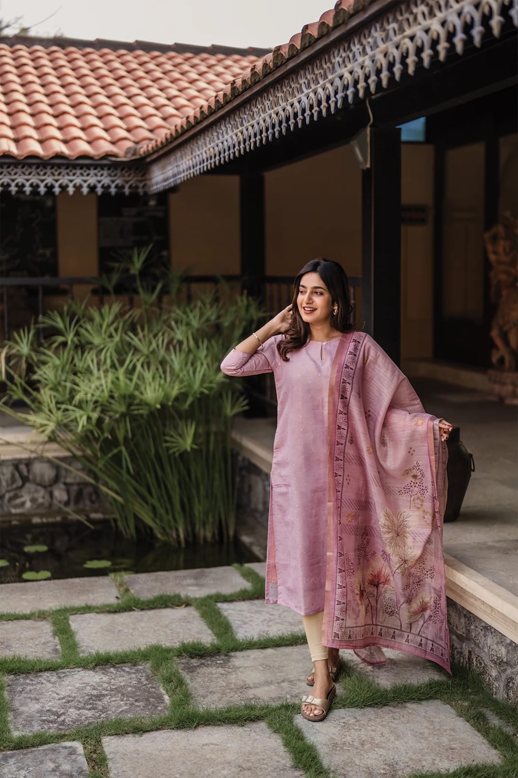 Casual Kurti And Dupatta