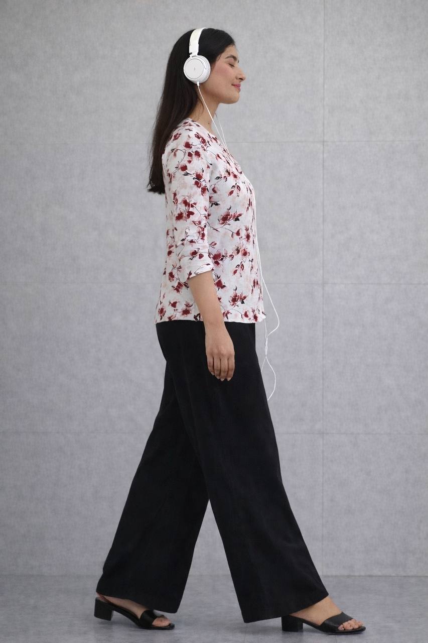 comfortable daily wear kurti palazzo set