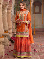 pakistani sharara suit set for women  