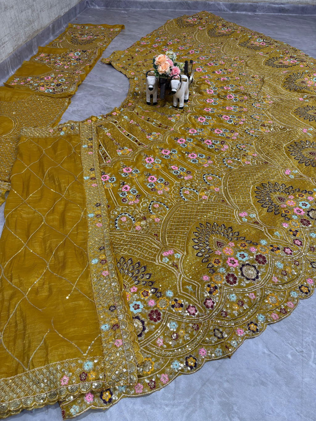 designer lehenga with dupatta
