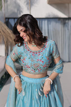 wedding lehenga outfit closup