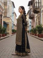 black festive outfit women