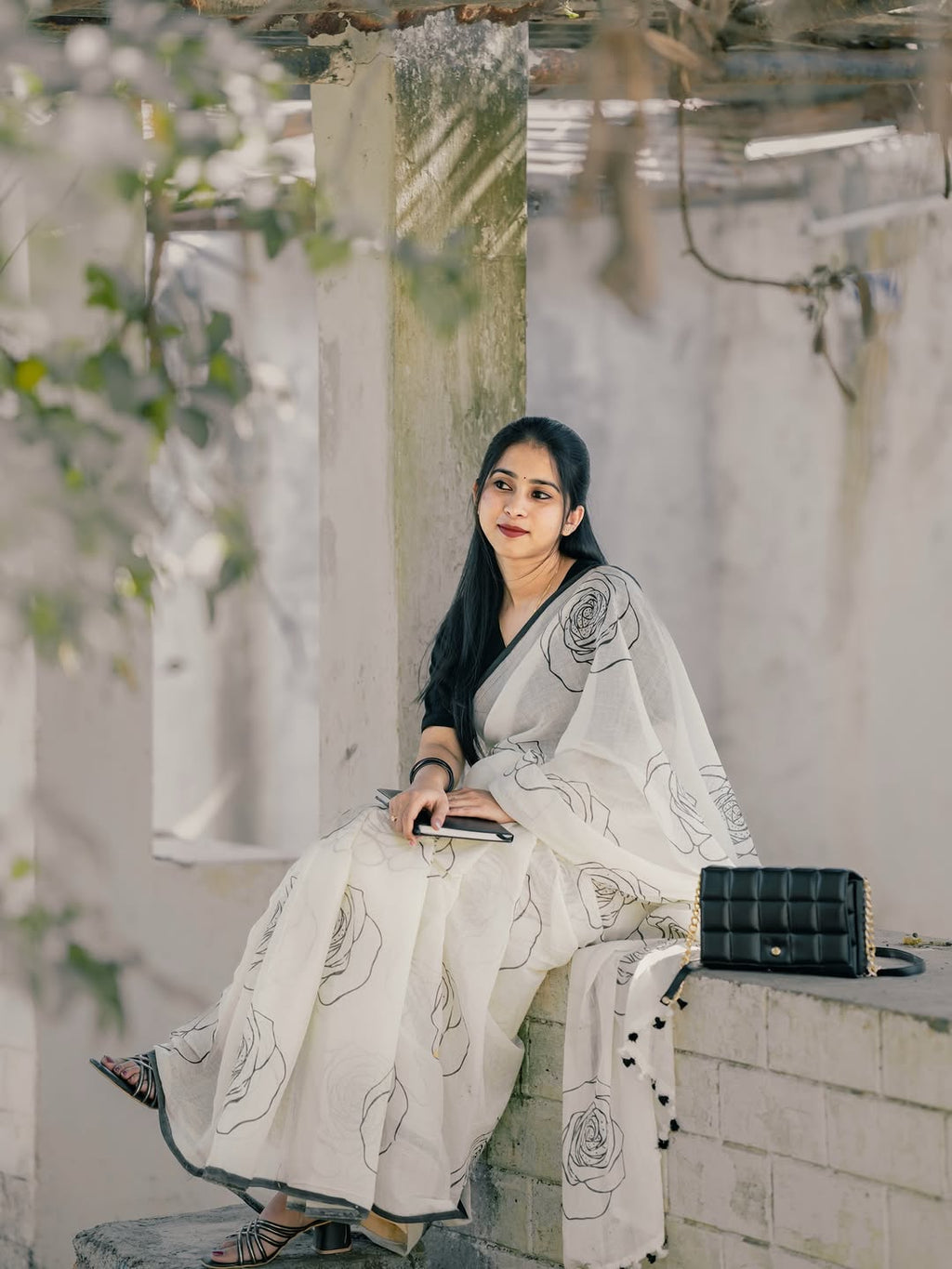 casual office wear saree  