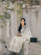 casual office wear saree  