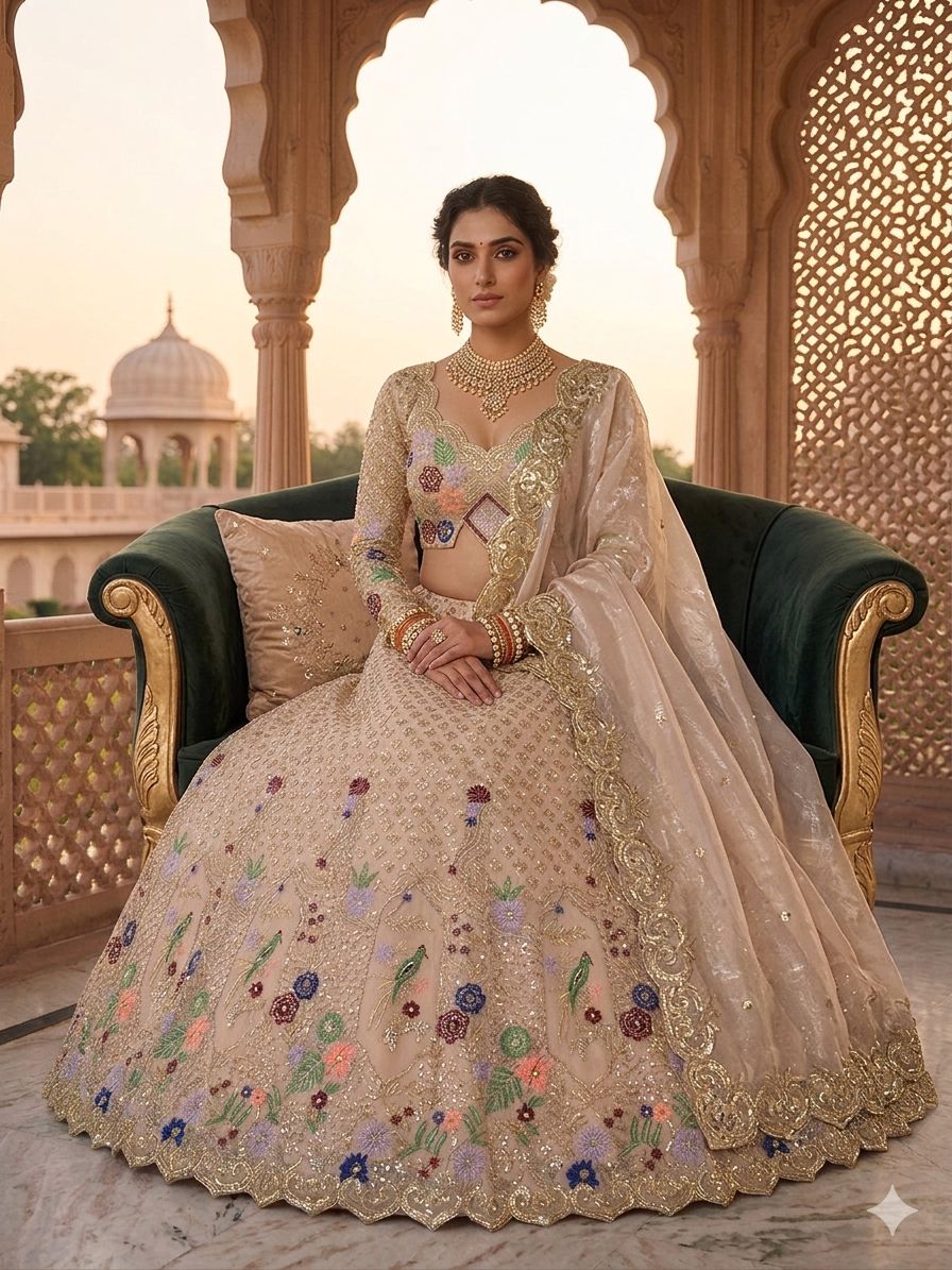 wedding lehenga india  

