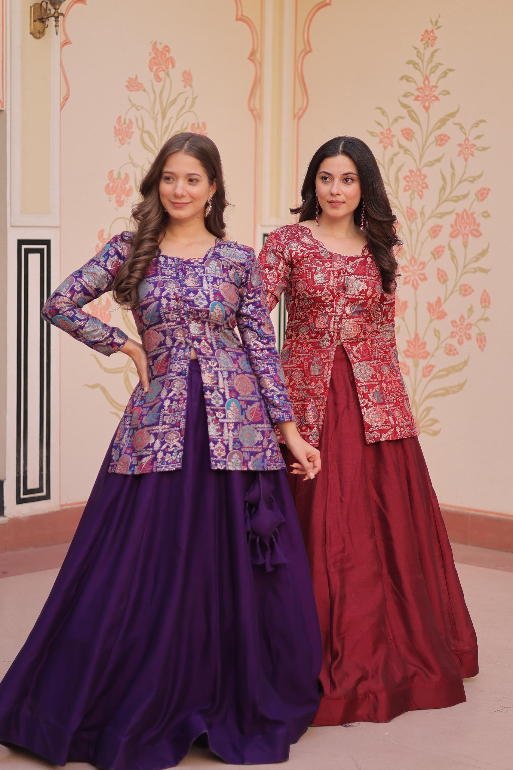 Designer lehenga choli full look for wedding and festive wear
