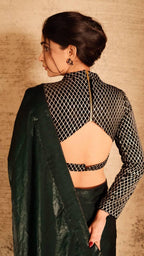 cocktail party saree
