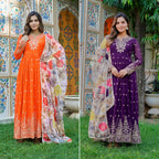 Party wear long gown India