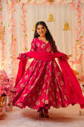 floral anarkali dress
