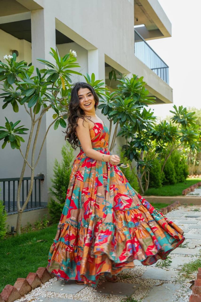 chinnon flowy dress  
