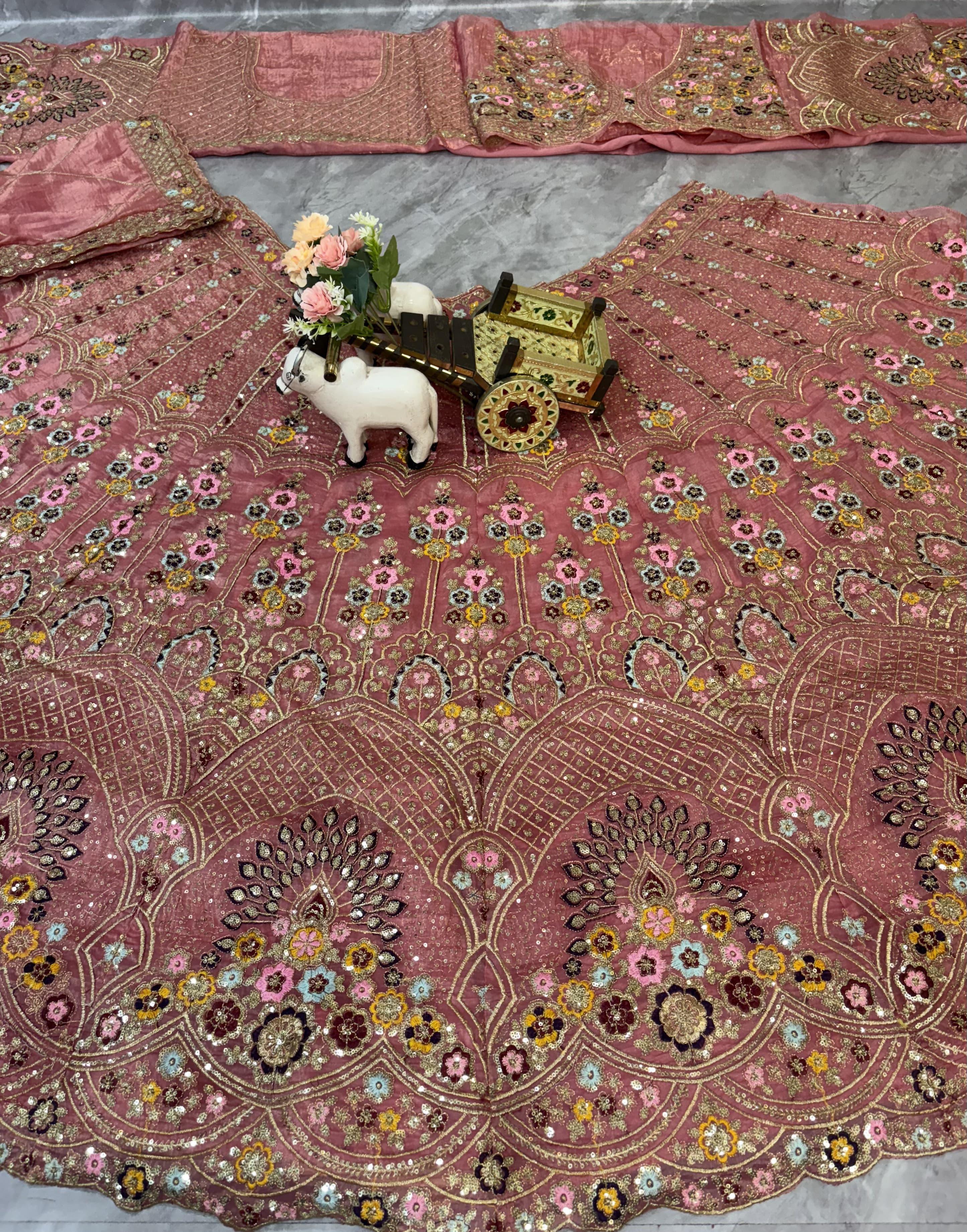 4 meter flare lehenga
