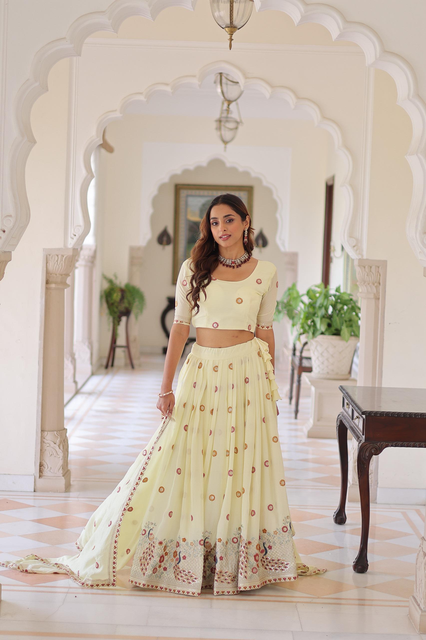 wedding lehenga yellow

