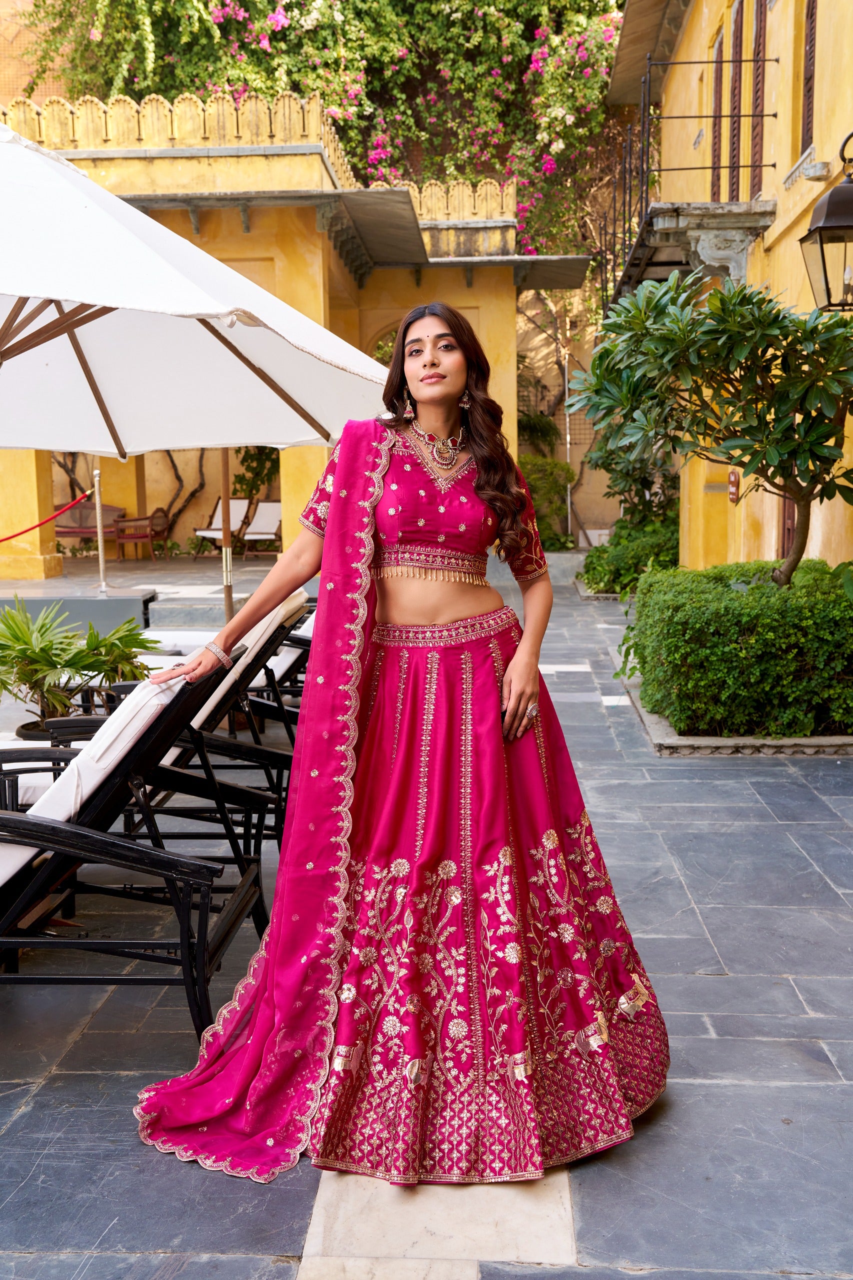 designer bridal outfit