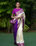 soft lichi silk saree  