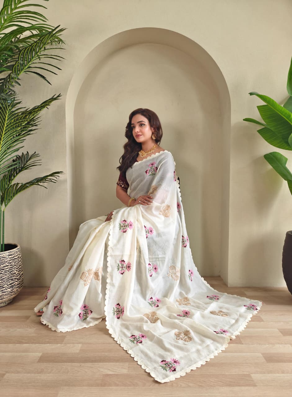 lightweight summer saree
