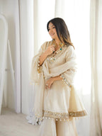 Organza silk ethnic suit for women