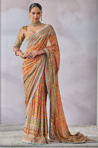 Designer festive saree India
