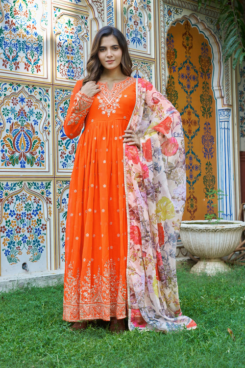 Anarkali gown set for women
