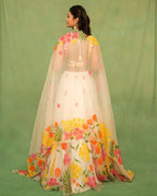Digital printed blouse with modern ethnic design
