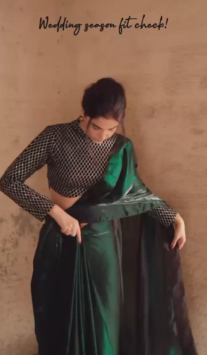 silk saree party wear
