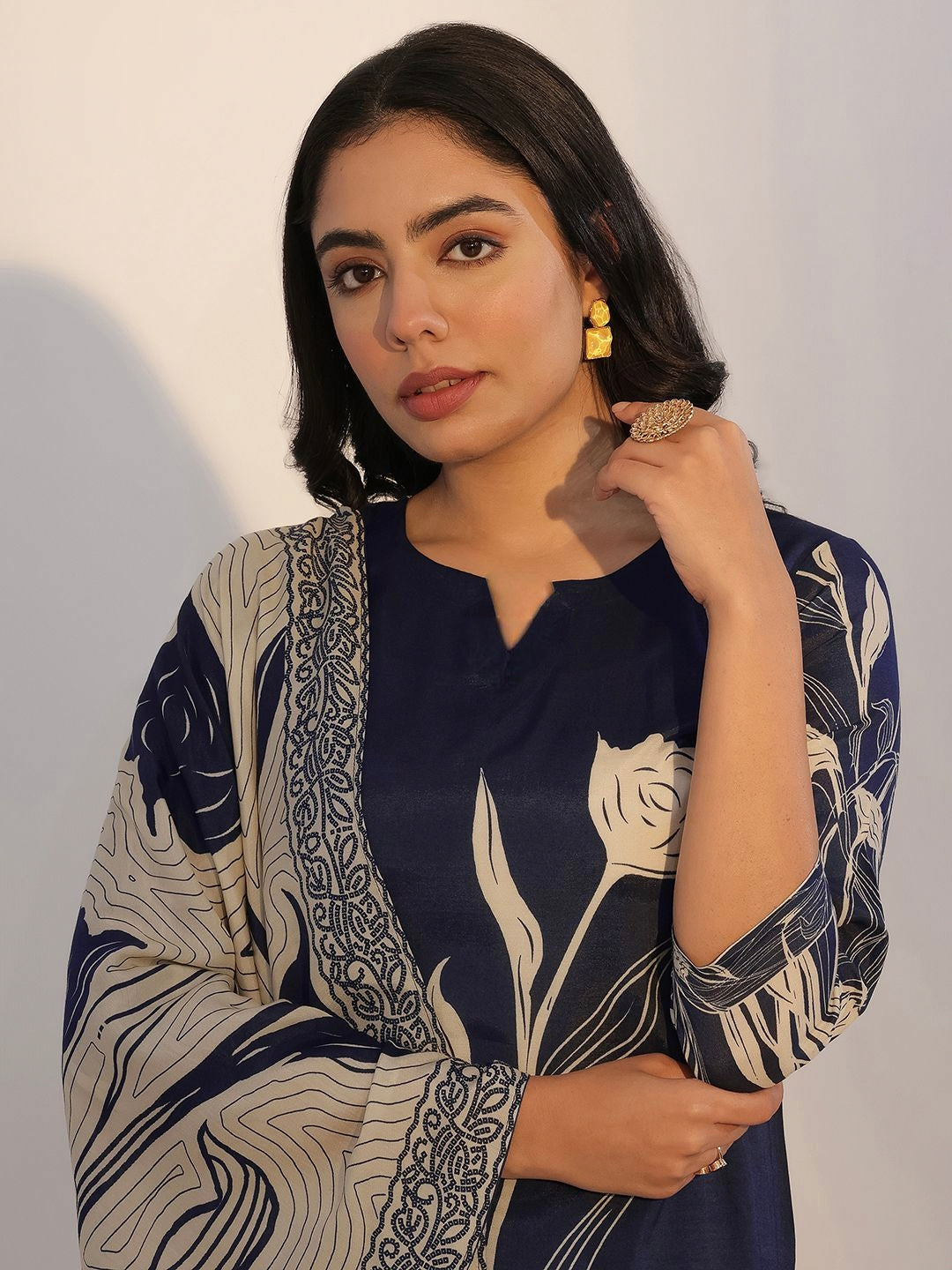 printed kurti set
