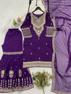 designer sharara set