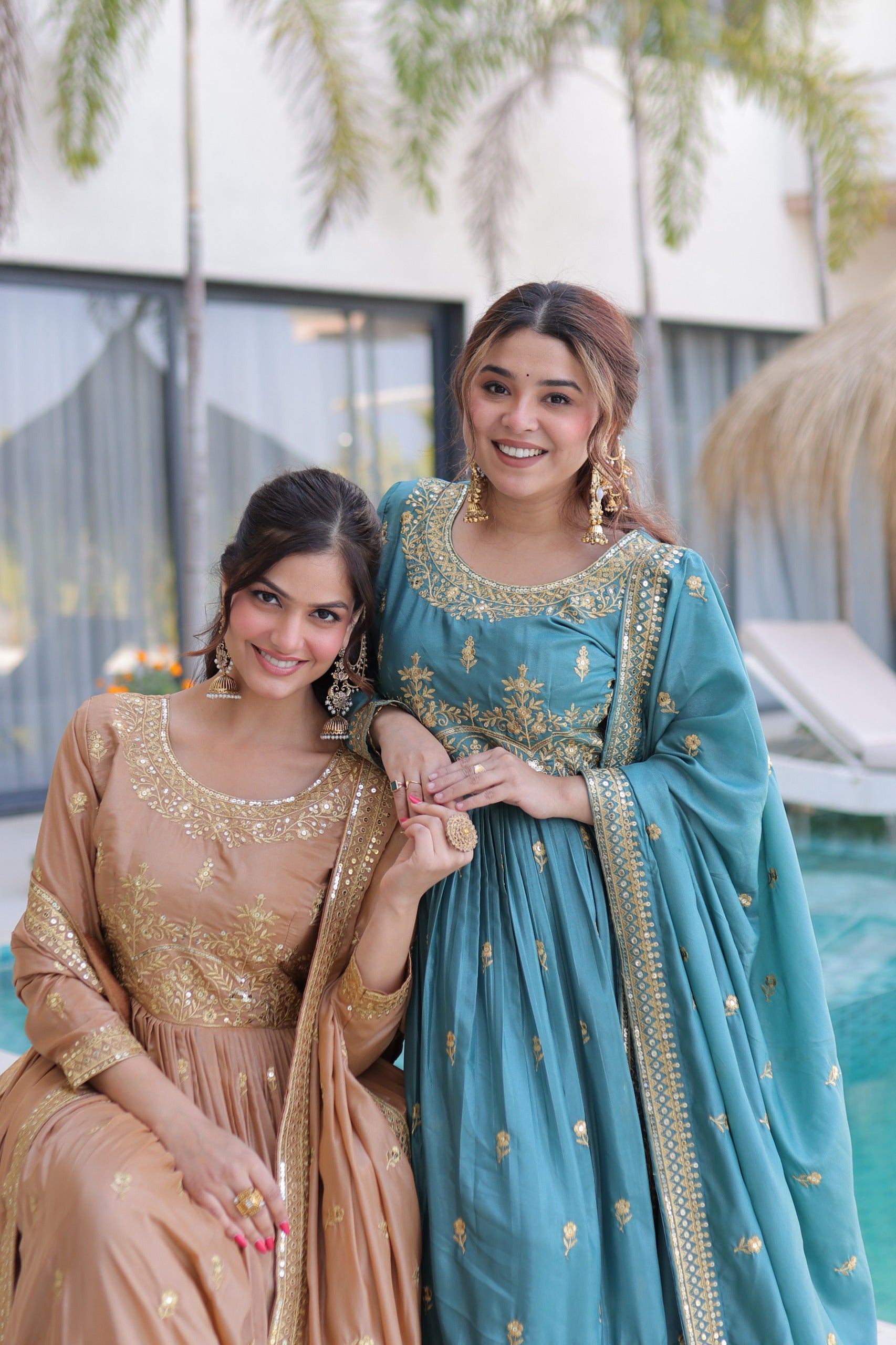 designer sharara set women  