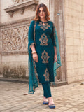 embroidered kurti set  
