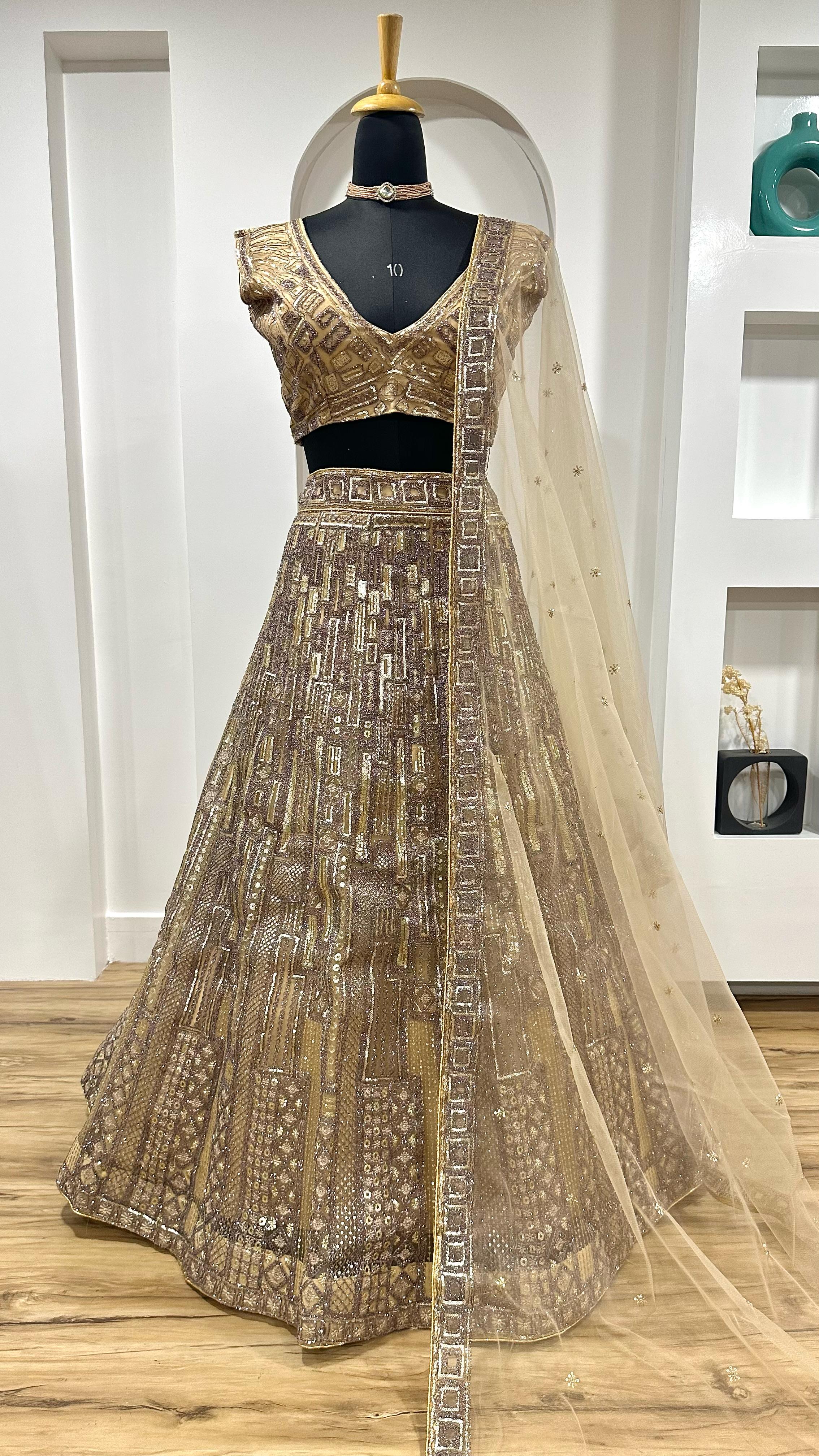 heavy lehenga for bride  