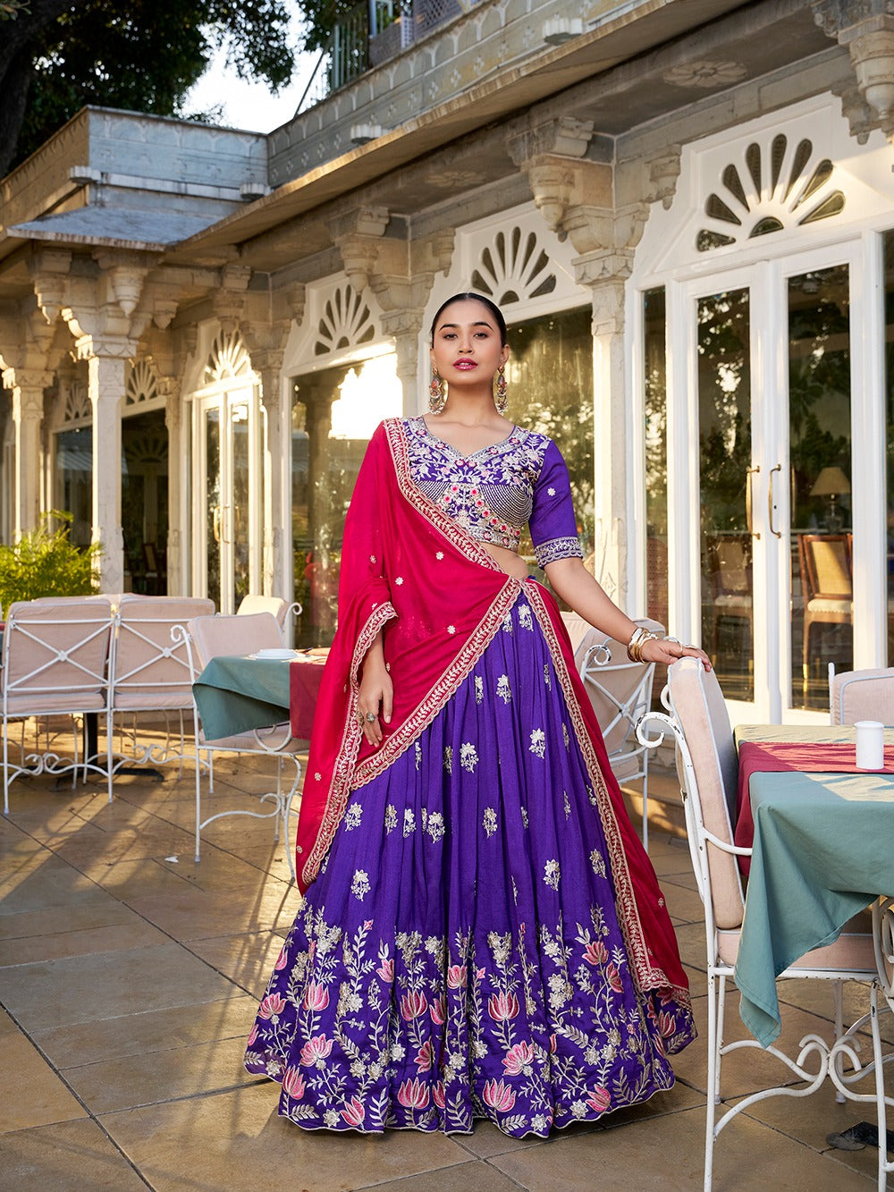 embroidered lehenga

