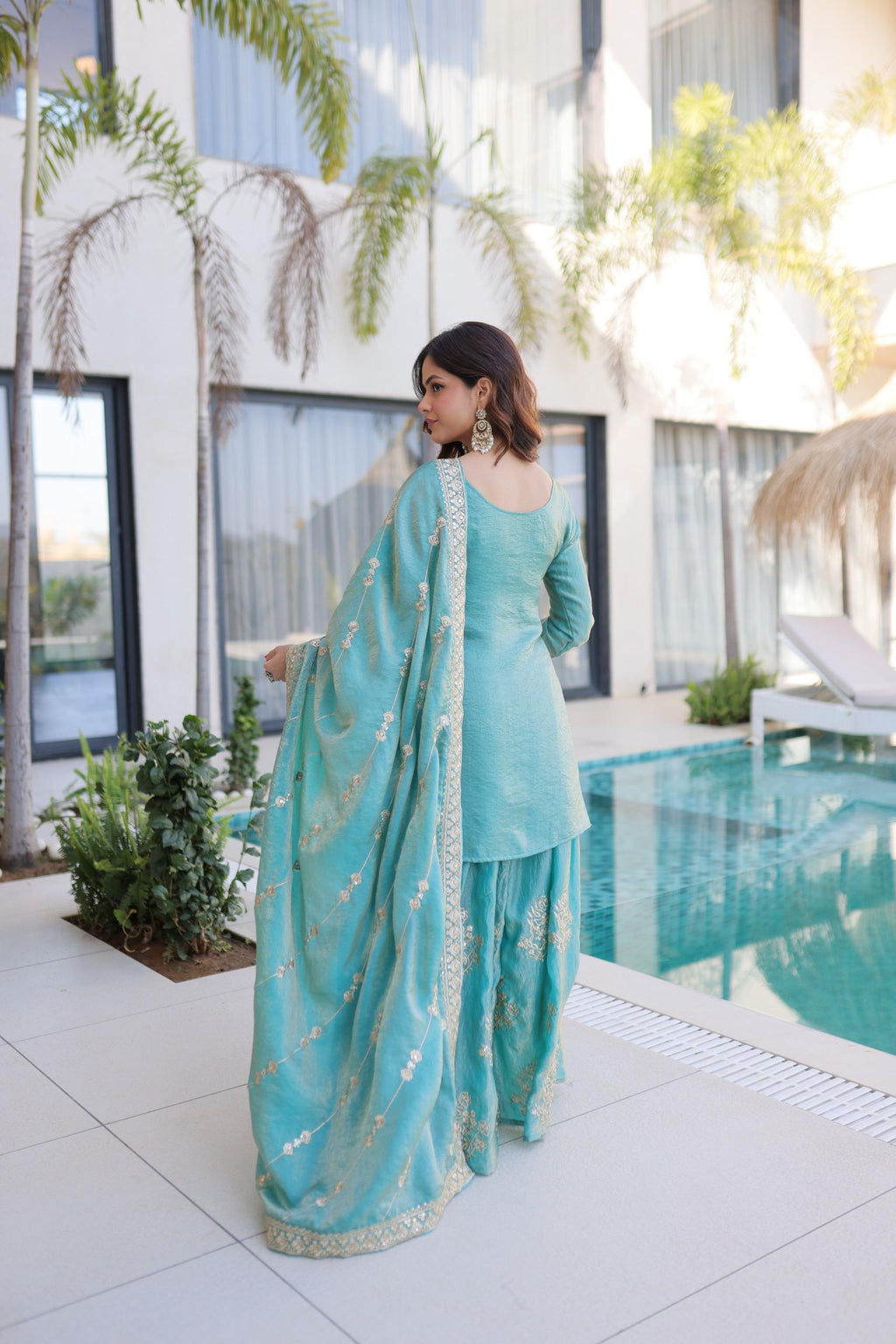 Wedding wear sharara suit