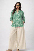green coord set for women  

