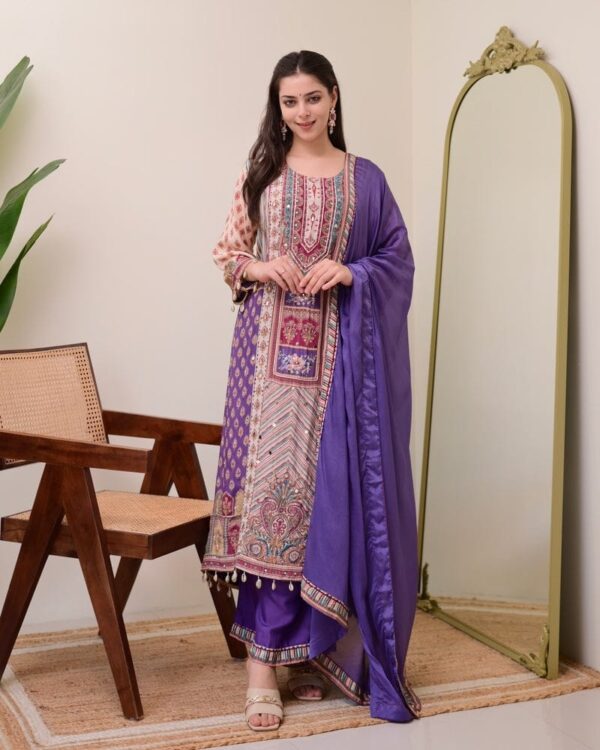 JASOOD FULL ANARKALI KODI  ROUND SET