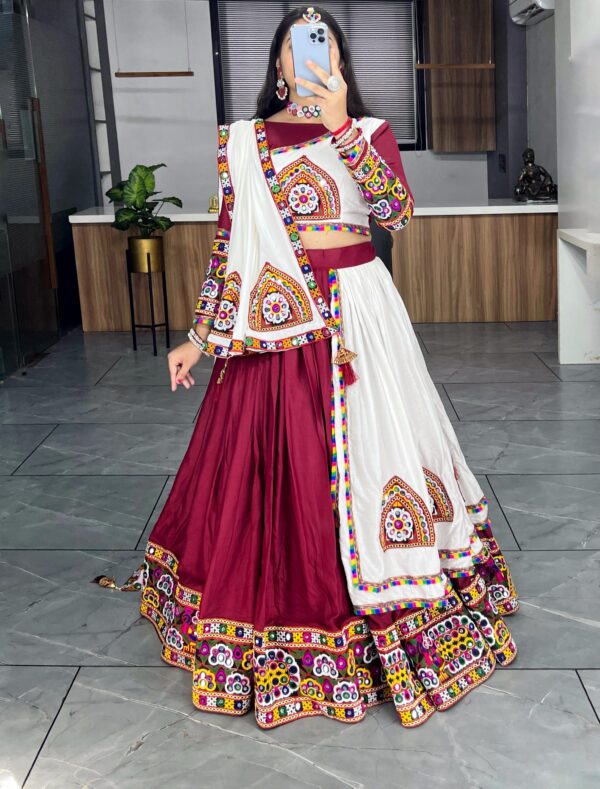 Navratri Special Ethnic Women Pure Rayon Cotton Lehenga